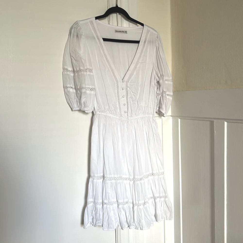 Abercrombie white Tall dress